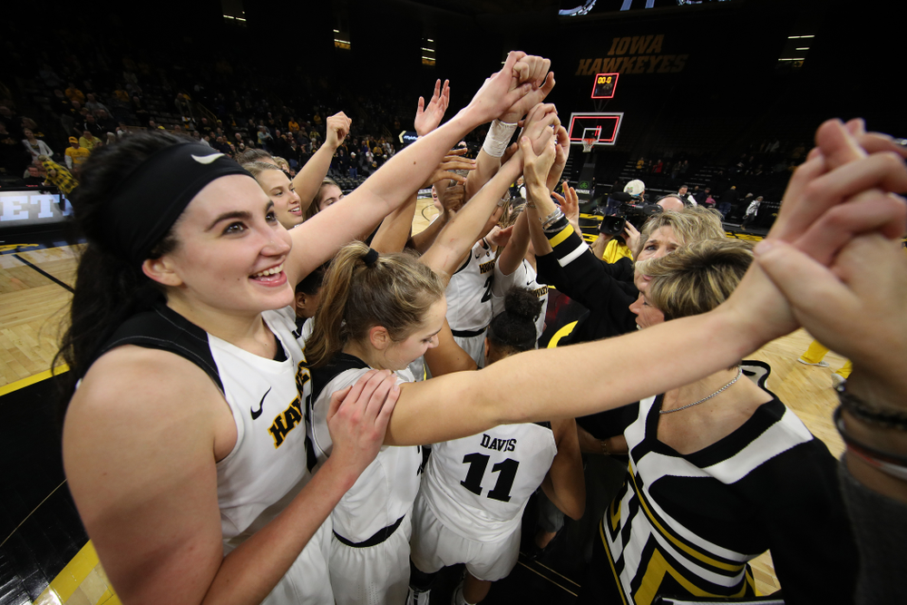 The Iowa Hawkeyes against the Rutgers Scarlet Knights Wednesday, January 23, 2019 at Carver-Hawkeye Arena. (Brian Ray/hawkeyesports.com)