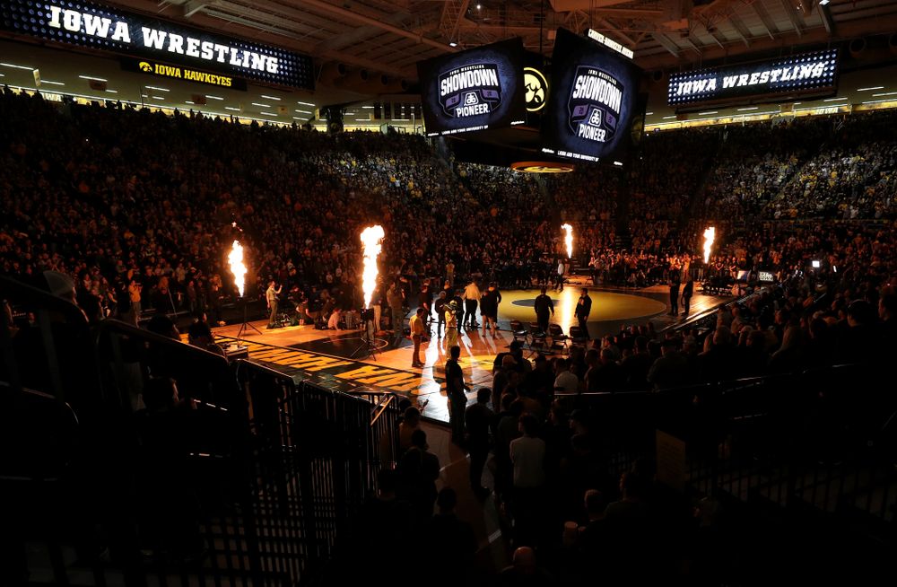 The Iowa Hawkeyes wrestle Penn State Friday, January 31, 2020 at Carver-Hawkeye Arena. (Brian Ray/hawkeyesports.com)