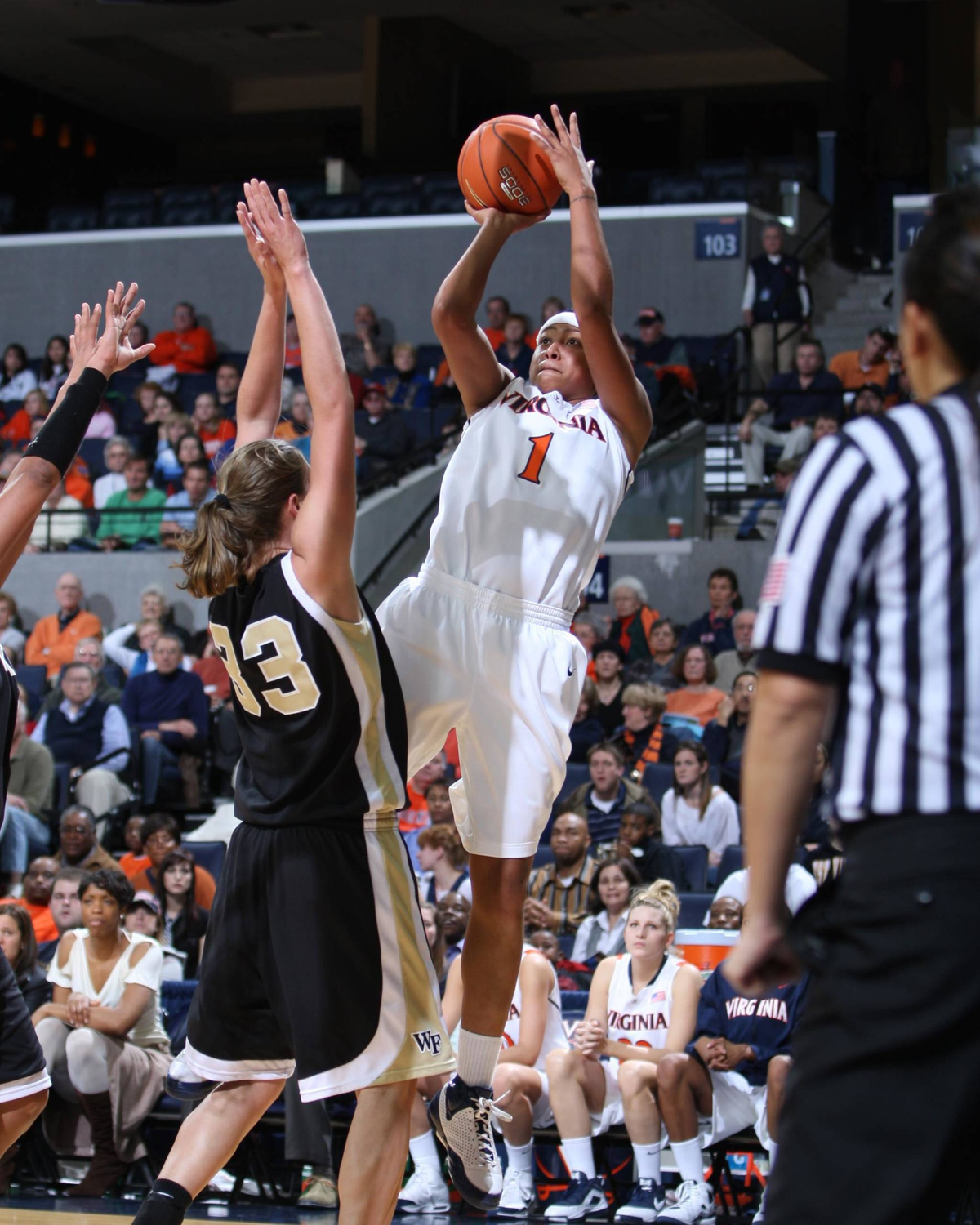 Women S Basketball Vs Wake Forest By Jim Daves Virginia