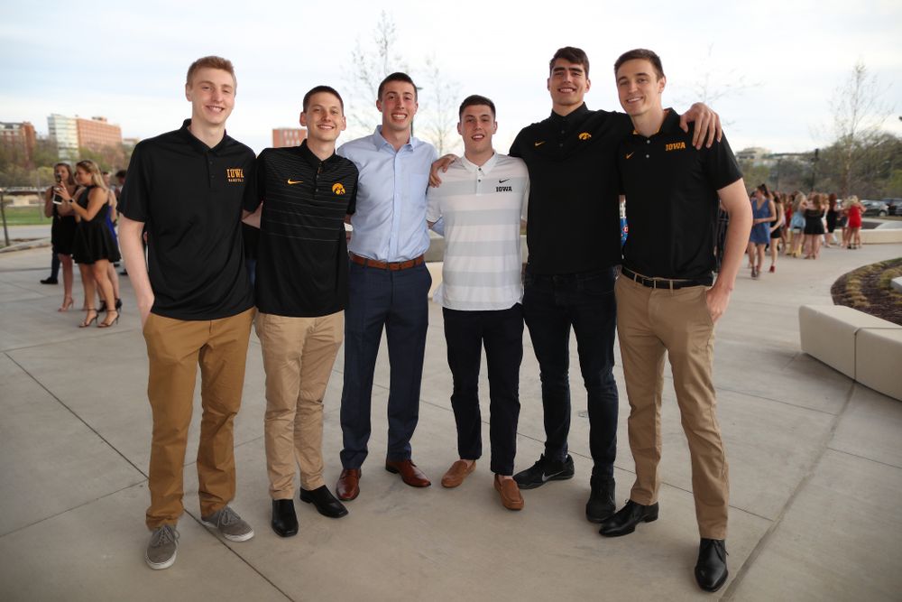 The 2019 Golden Herkys yellow carpet Tuesday, April 23, 2019 at Hancher Auditorium. (Brian Ray/hawkeyesports.com)