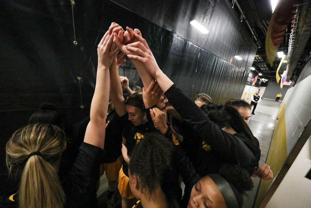 Iowa Hawkeyes forward Hannah Stewart (21) against the Northwestern Wildcats Sunday, March 3, 2019 at Carver-Hawkeye Arena. (Brian Ray/hawkeyesports.com)