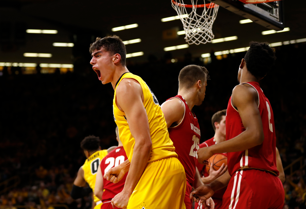 Iowa 85 Wisconsin 67 University Of Iowa Athletics