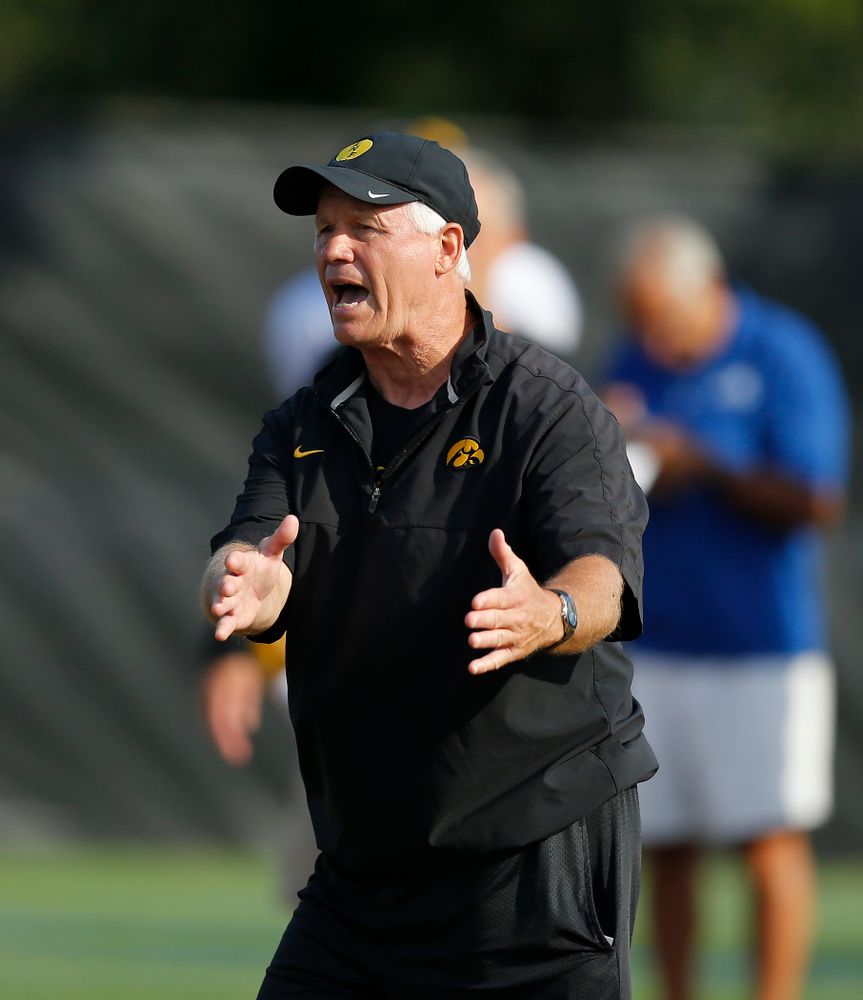 Iowa Hawkeyes defensive line coach Reese Morgan Wednesday, August 17, 2016 at the Hansen Football Performance Center. (Brian Ray/hawkeyesports.com)