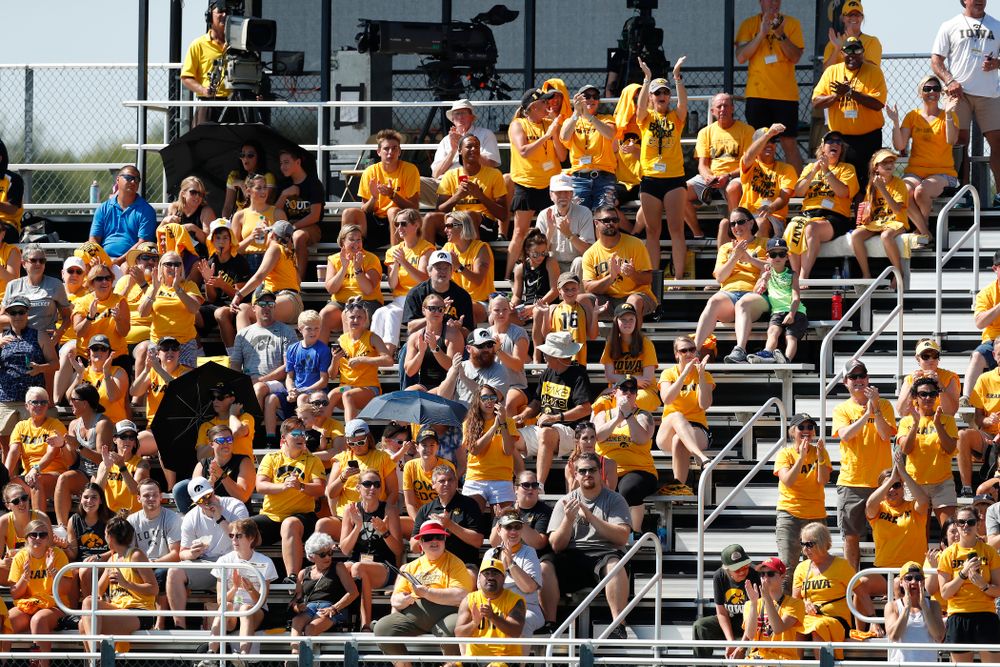 Fans of the Iowa Hawkeyes against Indiana Sunday, September 16, 2018 at Grant Field. (Brian Ray/hawkeyesports.com)