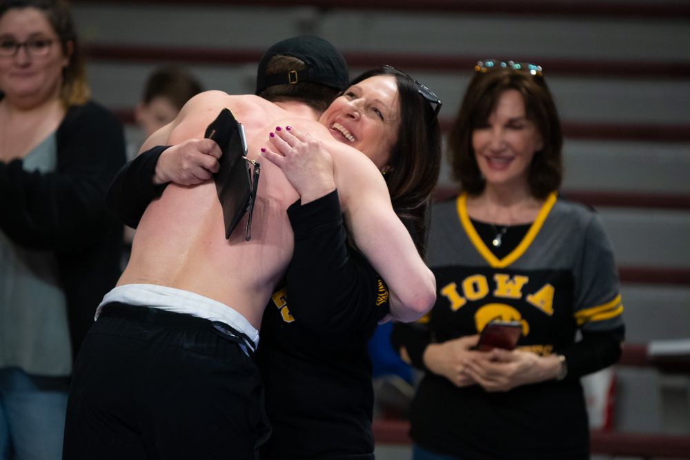The Iowa Hawekeys against Minnesota and Penn State at the Maturi Pavilion Saturday, March 23, 2019 in Minneapolis, Minn. (C. Morgan Engel/Freelance)