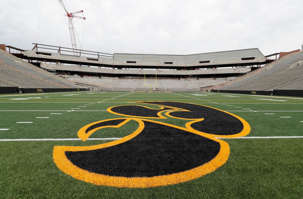 The mid-field view of the north end zone Wednesday, June 6, 2018 at Kinnick Stadium. (Brian Ray/hawkeyesports.com)