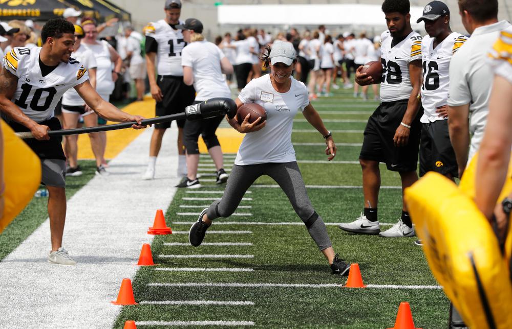 The 2018 Iowa Ladies Football Academy Saturday, June 9, 2018 at Kinnick Stadium. (Brian Ray/hawkeyesports.com)