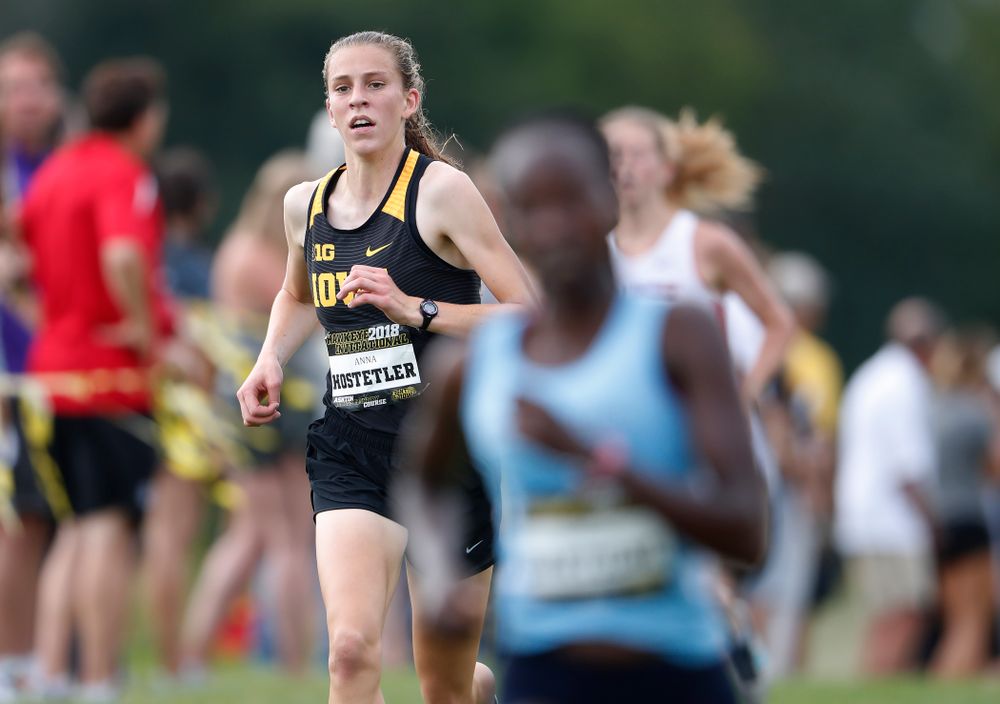 Anna Hostetler during the Hawkeye Invitational Friday, August 31, 2018 at the Ashton Cross Country Course. (Brian Ray/hawkeyesports.com)