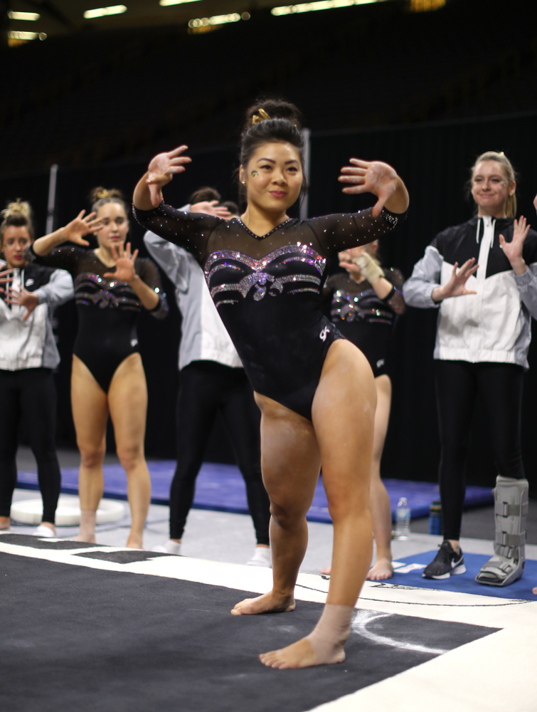 The Iowa Hawkeyes against the Iowa State Cyclones Friday, March 1, 2019 at Carver-Hawkeye Arena. (Brian Ray/hawkeyesports.com)