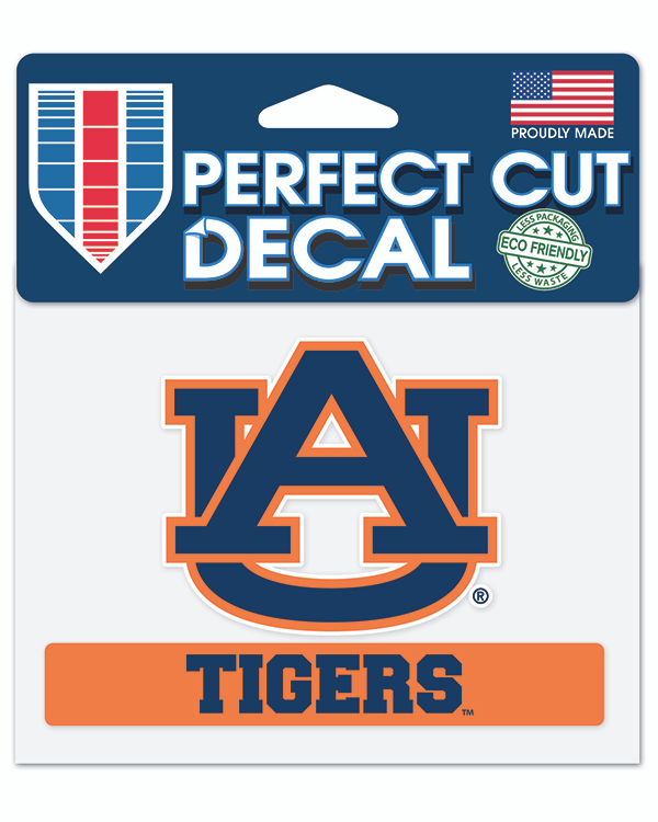 Auburn University Au Tigers 4 X 5 Perfect Cut Decal The Auburn Fan Shop Official Online Store Of The Auburn University Athletic Department