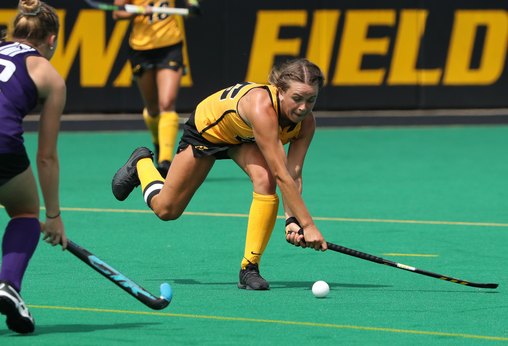 Iowa Hawkeyes forward Maddy Murphy (26) during an exhibition game against Northwestern Saturday, August 24, 2019 at Grant Field. (Brian Ray/hawkeyesports.com)