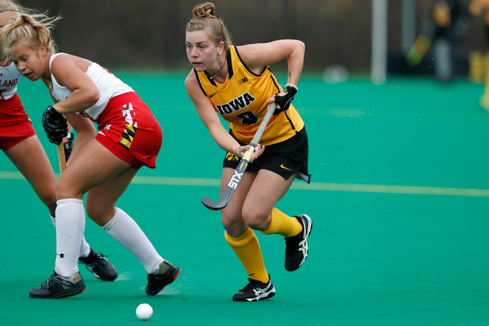 Iowa Hawkeyes Nikki Freeman (8) against Maryland Sunday, October 14, 2018 at Grant Field. (Brian Ray/hawkeyesports.com)