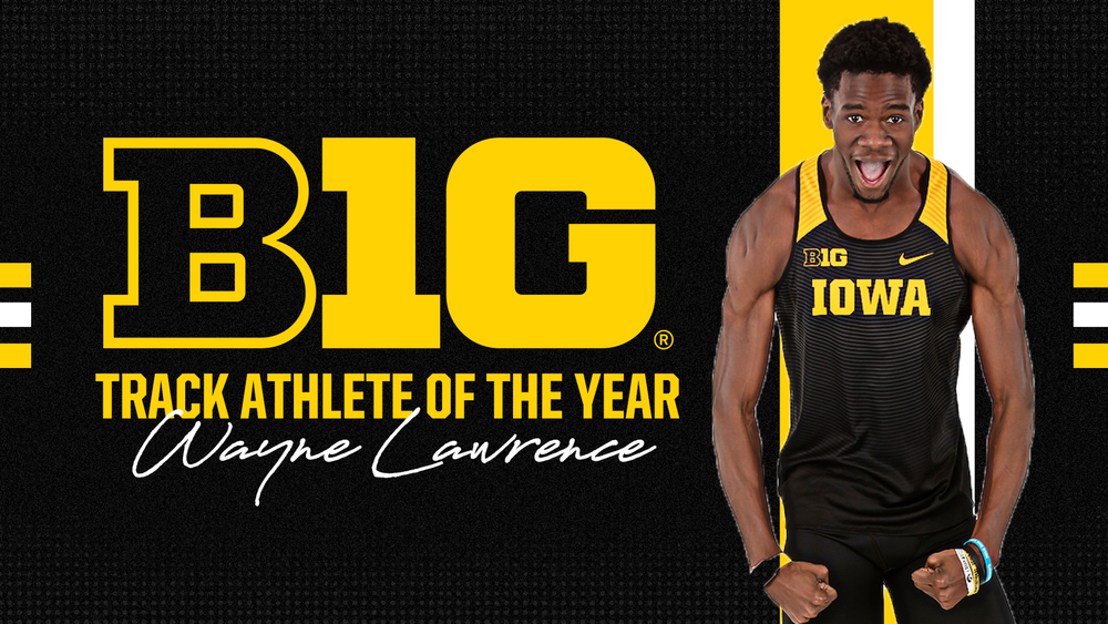 Lawrence Named B1G Men's Indoor Track Athlete of the Year