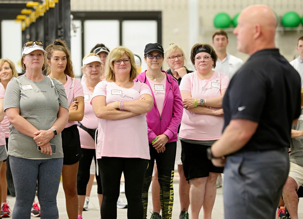 The Ladies Football Academy at the Hansen Football Performance Center in Iowa City on Saturday, Jun 8, 2019. (Stephen Mally/hawkeyesports.com)
