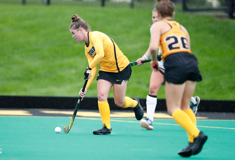 Iowa Hawkeyes Meghan Conroy (5) against Stanford Sunday, October 7, 2018 at Grant Field. (Brian Ray/hawkeyesports.com)