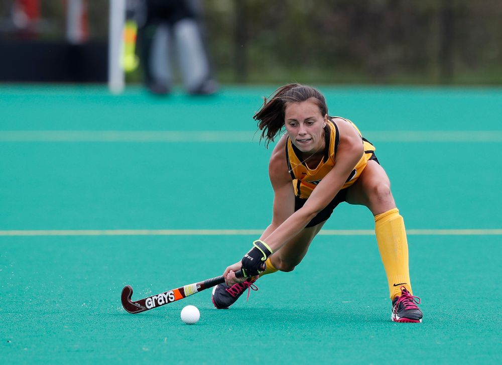 Iowa Hawkeyes Isabella Brown (10) against Ball State Sunday, September 2, 2018 at Grant Field. (Brian Ray/hawkeyesports.com)