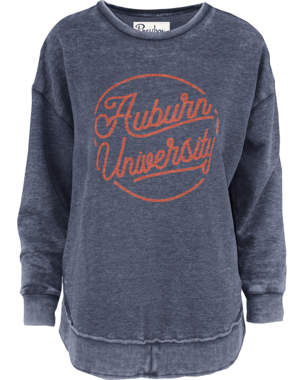 Auburn Tigers Vintage Wash Fleece Roxy T Shirt The Auburn Fan