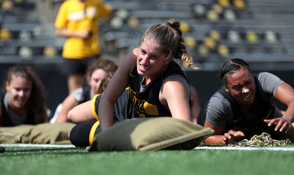 The Iowa WomenÕs Basketball Team participates in the The Program Tuesday, September 17, 2019 at Kinnick Stadium (Brian Ray/hawkeyesports.com)