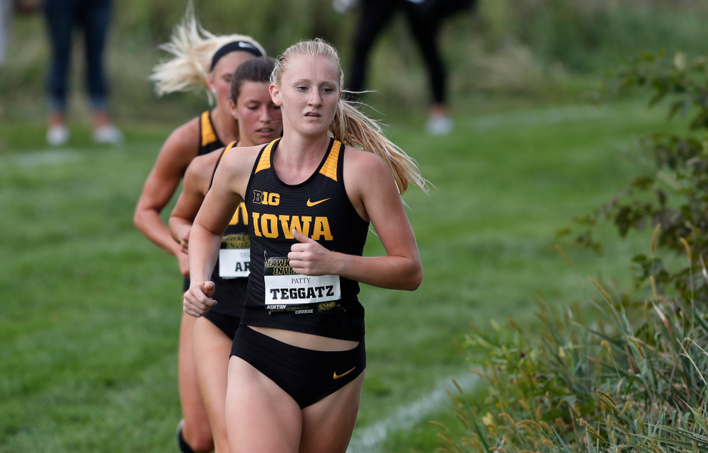 Patty Teggatz during the Hawkeye Invitational Friday, August 31, 2018 at the Ashton Cross Country Course. (Brian Ray/hawkeyesports.com)