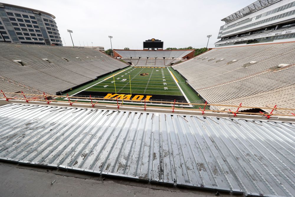 The ADA seating area of the club level of the north end zone Wednesday, June 6, 2018 at Kinnick Stadium. (Brian Ray/hawkeyesports.com)