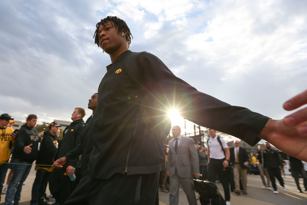 Iowa Hawkeyes during Iowa football vs Purdue on Saturday, October 19, 2019 at Kinnick Stadium. (Lily Smith/hawkeyesports.com)