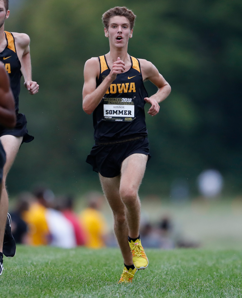 Konnor Sommer during the Hawkeye Invitational Friday, August 31, 2018 at the Ashton Cross Country Course. (Brian Ray/hawkeyesports.com)