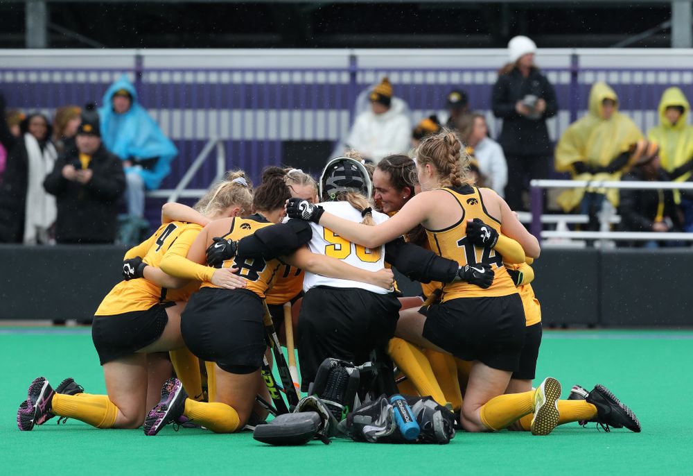 The Iowa Hawkeyes against Maryland during the championship game of the Big Ten Tournament Sunday, November 4, 2018 at Lakeside Field in Evanston, Ill. (Brian Ray/hawkeyesports.com)
