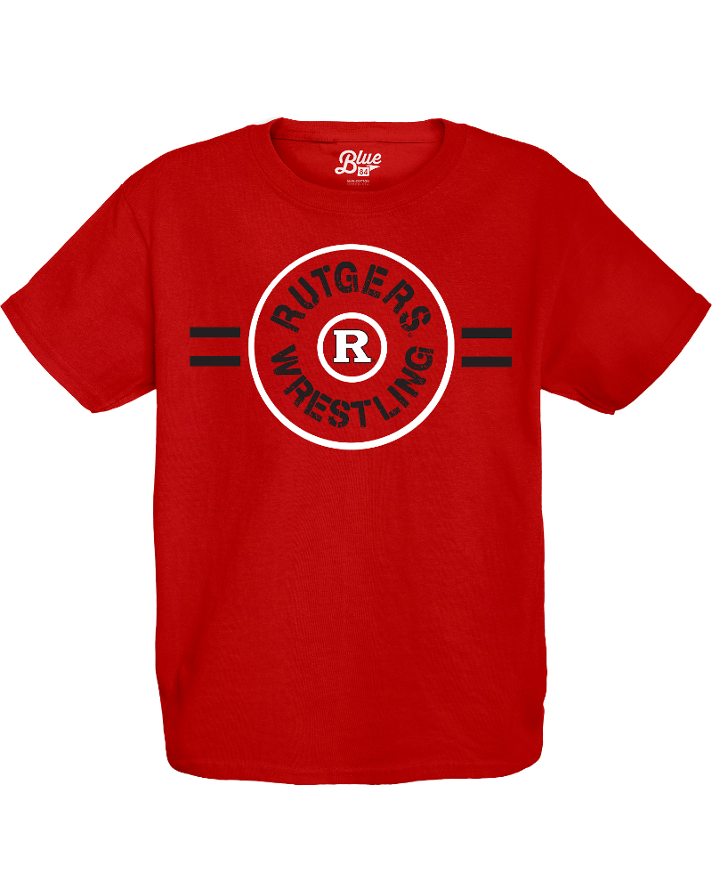 Rutgers Scarlet Knights Youth Wrestling Short Sleeve T Shirt
