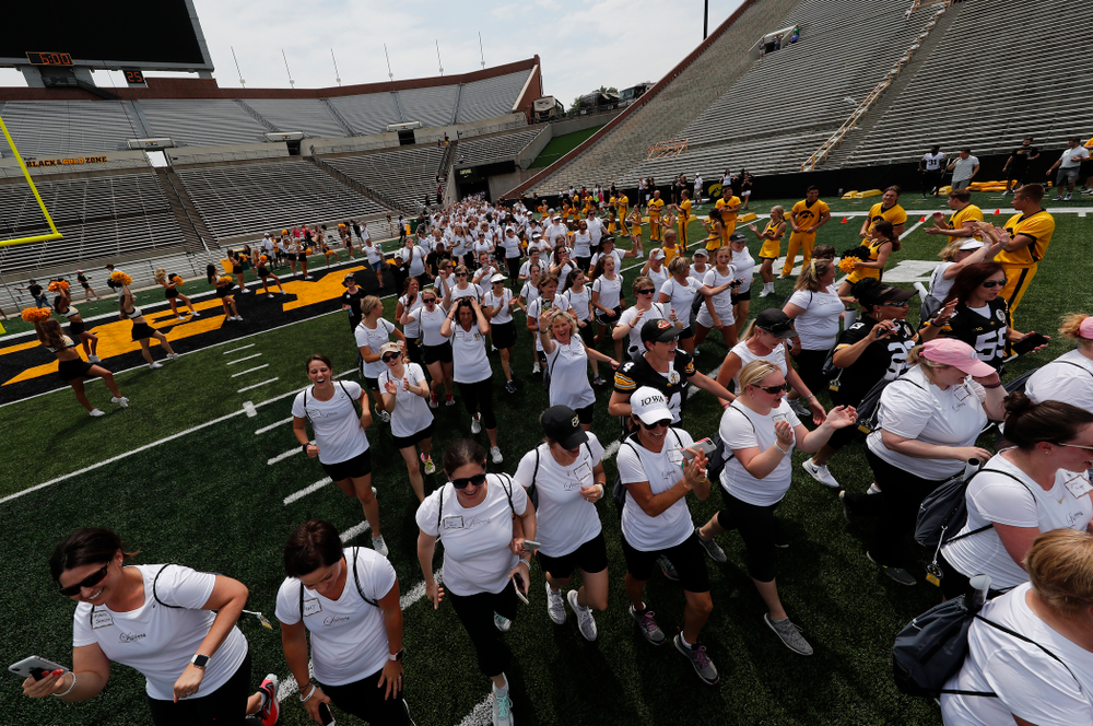 The 2018 Iowa Ladies Football Academy Saturday, June 9, 2018 at Kinnick Stadium. (Brian Ray/hawkeyesports.com)