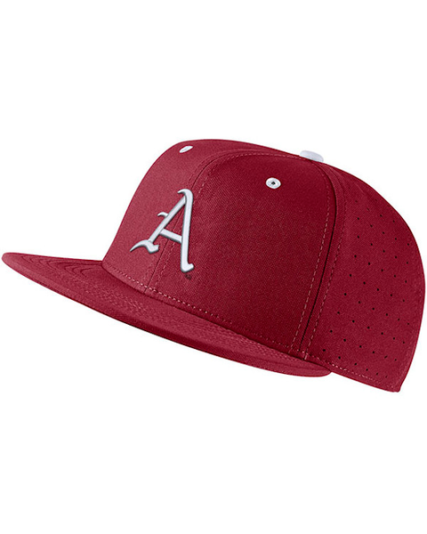 Arkansas Razorbacks Nike Aero True Baseball Fitted Hat - Arkansas Razorbacks Store - Shop 