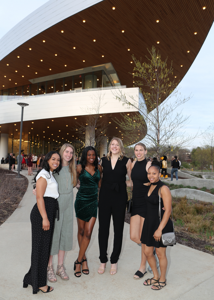 The 2019 Golden Herkys yellow carpet Tuesday, April 23, 2019 at Hancher Auditorium. (Brian Ray/hawkeyesports.com)