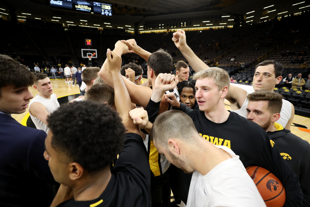 The Iowa Hawkeyes against North Florida Thursday, November 21, 2019 at Carver-Hawkeye Arena. (Brian Ray/hawkeyesports.com)