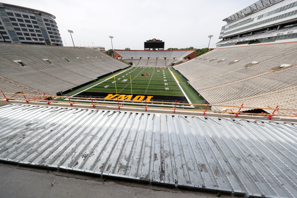 The ADA seating area of the club level of the north end zone Wednesday, June 6, 2018 at Kinnick Stadium. (Brian Ray/hawkeyesports.com)