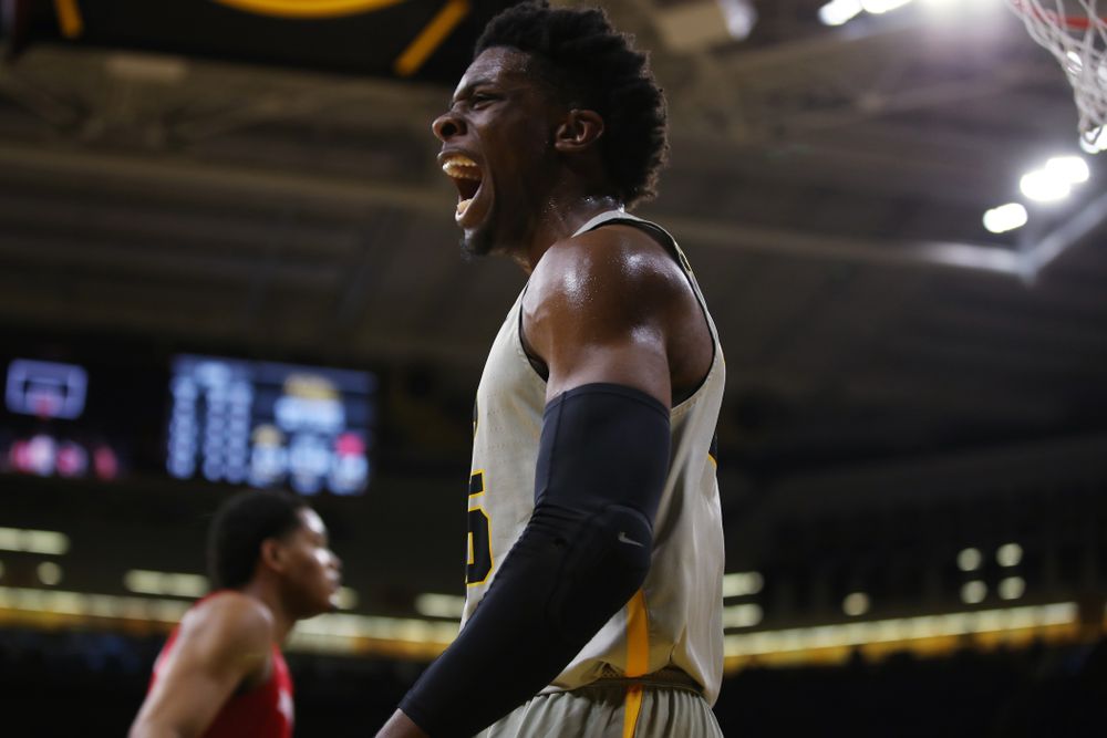 Iowa Hawkeyes forward Tyler Cook (25) against the Nebraska Cornhuskers Sunday, January 6, 2019 at Carver-Hawkeye Arena. (Brian Ray/hawkeyesports.com)