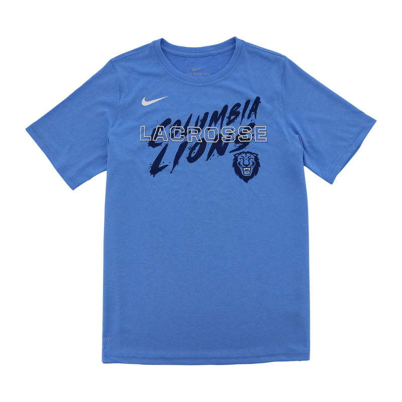 columbia blue dri fit shirt