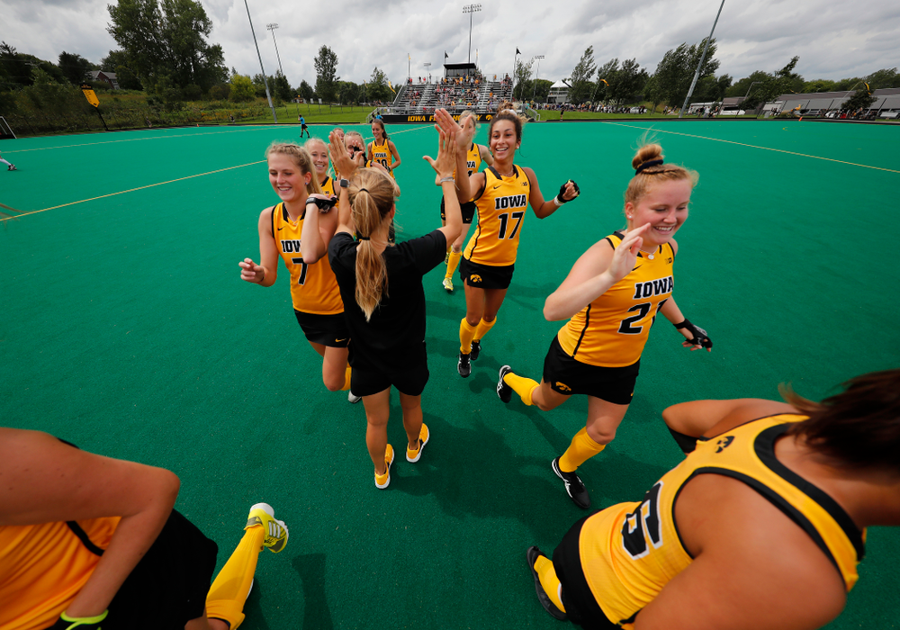 Iowa Hawkeyes Ciara Smith (17) against Ball State Sunday, September 2, 2018 at Grant Field. (Brian Ray/hawkeyesports.com)