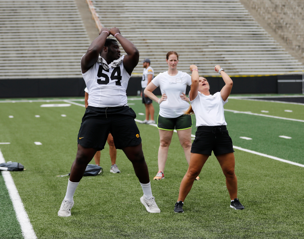 The 2018 Iowa Ladies Football Academy Saturday, June 9, 2018 at Kinnick Stadium. (Brian Ray/hawkeyesports.com)