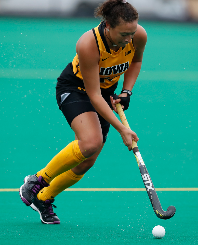 Iowa Hawkeyes Mya Christopher (18) against Maryland Sunday, October 14, 2018 at Grant Field. (Brian Ray/hawkeyesports.com)