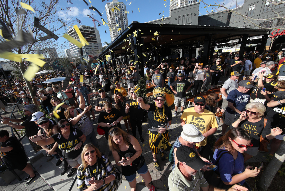 The 2019 Outback Bowl Hawkeye Huddle Monday, December 31, 2018 at Sparkman Wharf in Tampa, FL. (Brian Ray/hawkeyesports.com)