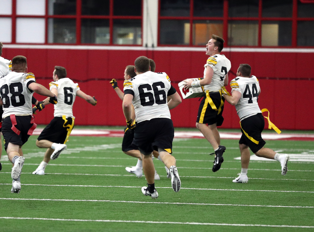 The Hawkeye football managers capture the rusty toolbox for the first time since 2008 with a 20-19 double The Hawkeye Football Managers captured the rusty toolbox for the first time since 2008 with a 20-19 double overtime win against the Wisconsin football managers on Nov. 8 in Madison, Wisconsin.