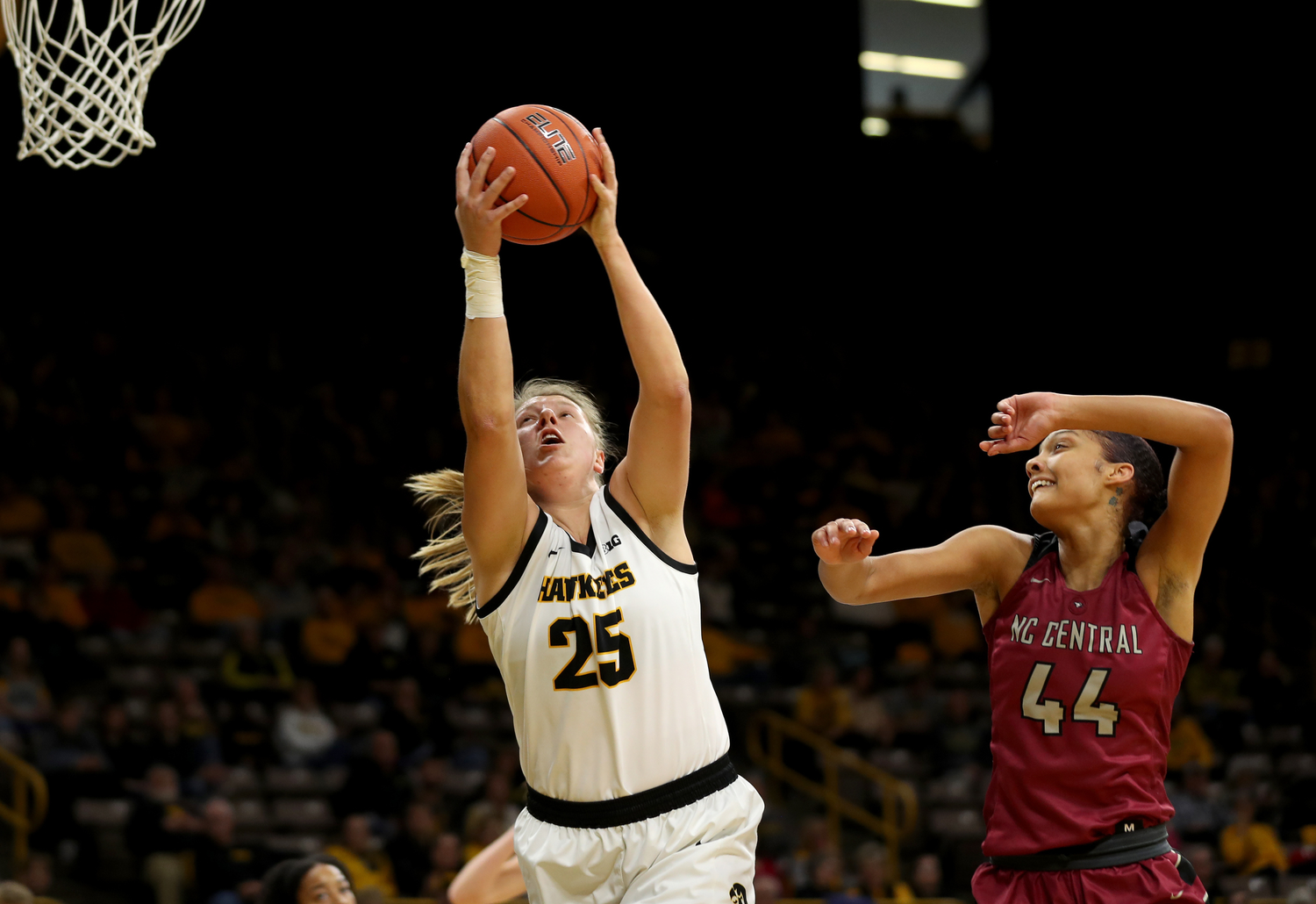 Wbb Iowa 102 North Carolina Central 50 University Of Iowa