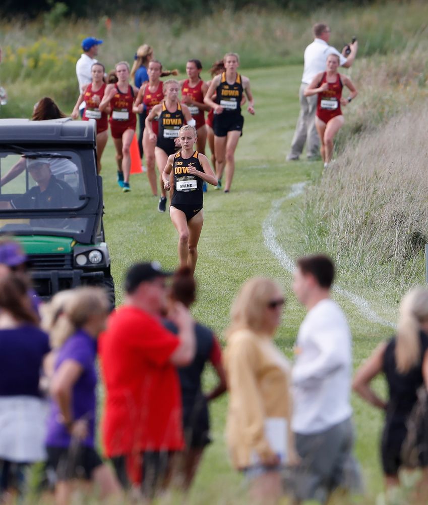 Andrea Shine during the Hawkeye Invitational Friday, August 31, 2018 at the Ashton Cross Country Course. (Brian Ray/hawkeyesports.com)