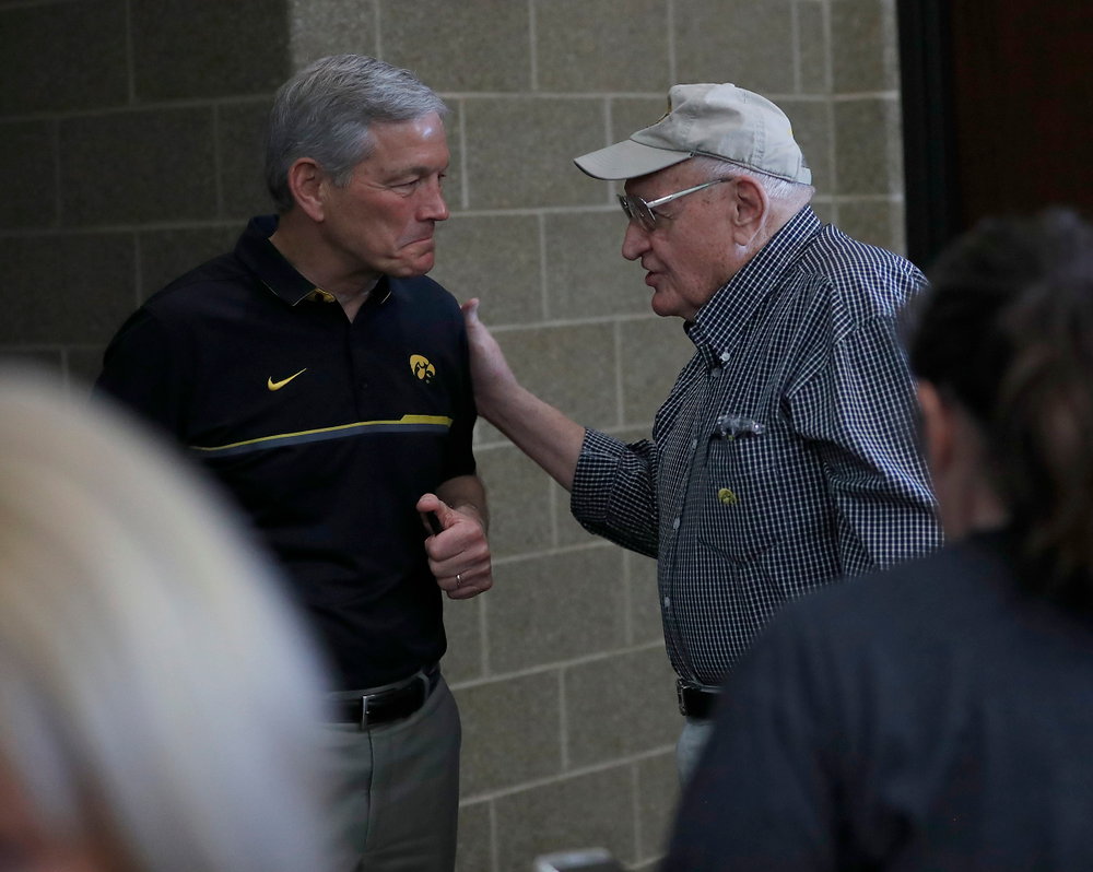 Kirk Ferentz -- Hawkeye Fan Event at the Quad-Cities Waterfront Convention Center in Bettendorf, Iowa, on May 15, 2019.