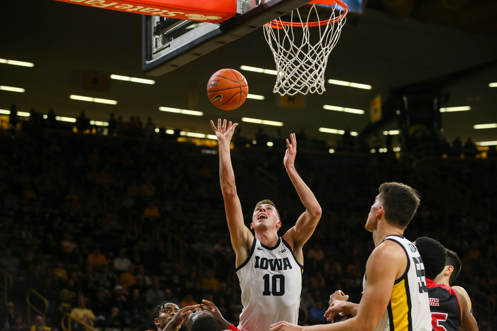 Iowa Hawkeyes guard Joe Wieskamp (10) during Iowa men’s basketball vs SIUE on Friday, November 8, 2019 at Carver-Hawkeye Arena. (Lily Smith/hawkeyesports.com)