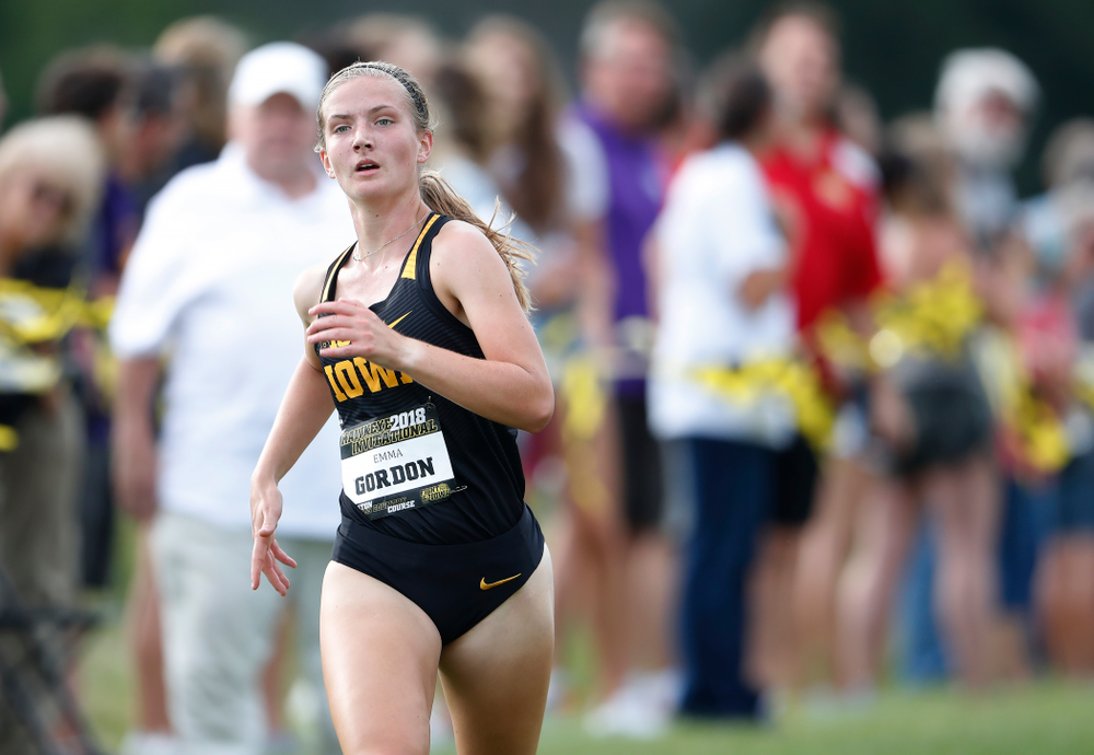 Emma Gordon during the Hawkeye Invitational Friday, August 31, 2018 at the Ashton Cross Country Course. (Brian Ray/hawkeyesports.com)