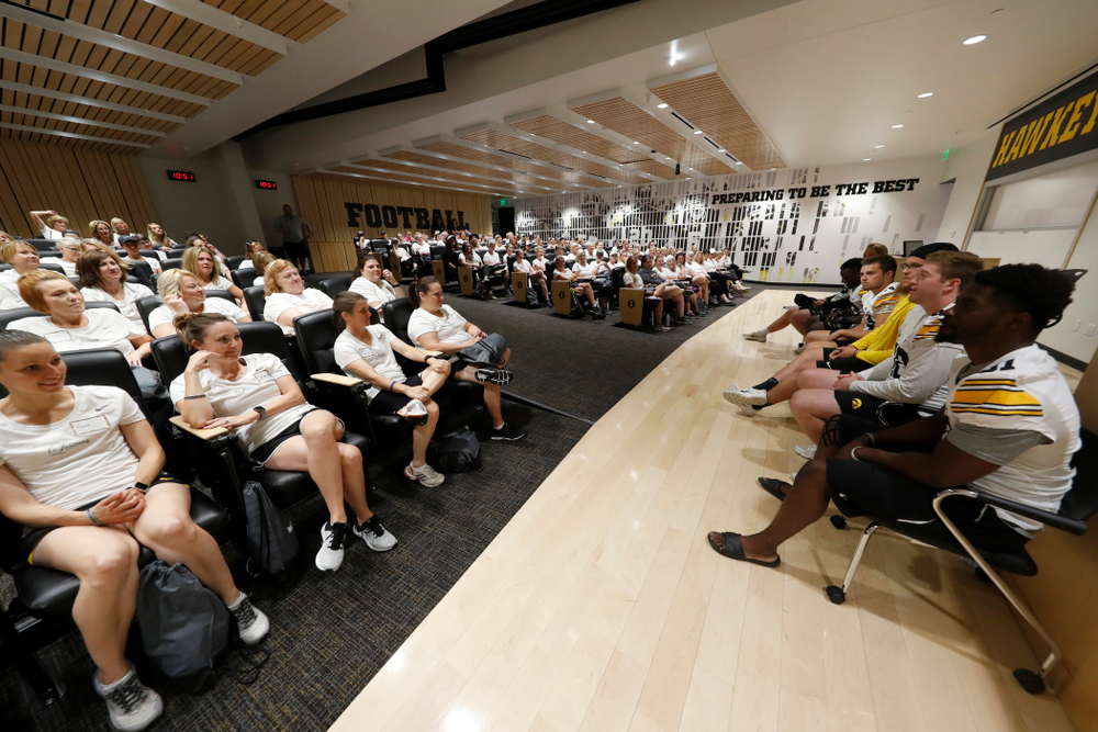 The 2018 Iowa Ladies Football Academy Saturday, June 9, 2018 at Kinnick Stadium. (Brian Ray/hawkeyesports.com)
