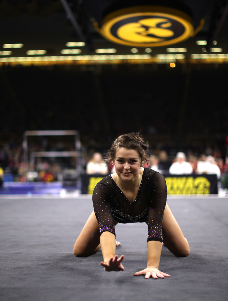 The Iowa Hawkeyes against the Iowa State Cyclones Friday, March 1, 2019 at Carver-Hawkeye Arena. (Brian Ray/hawkeyesports.com)