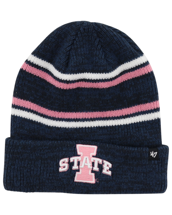 Cyclones Marled Stripe Cuff Knit Hat 