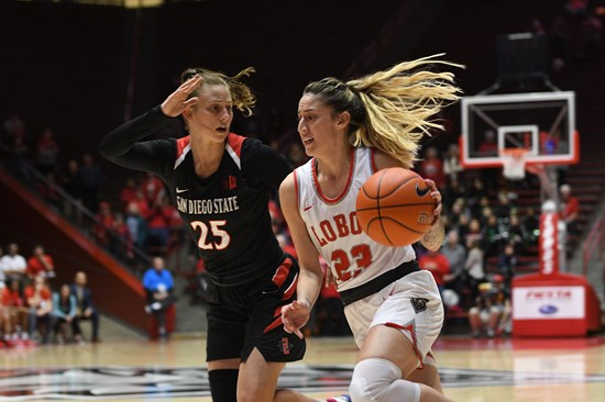 Women S Basketball Vs San Diego State University Of New Mexico