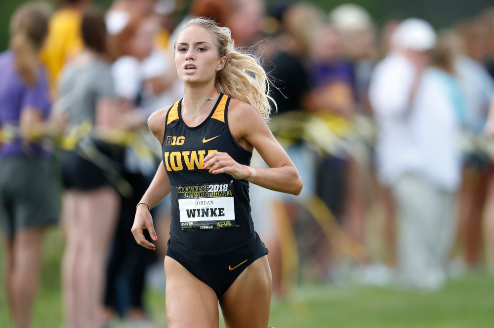 Jordan Winke during the Hawkeye Invitational Friday, August 31, 2018 at the Ashton Cross Country Course. (Brian Ray/hawkeyesports.com)